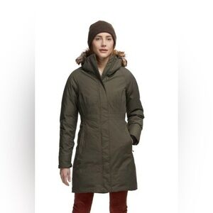 The North Face Arctic Down Parka in Olive Green